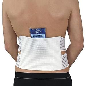 Hydas Rugsteun riem met warmtetoepassing incl. 2 warmte/koudepads, Made in Germany Gr. 1