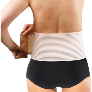 Steunband - Zwart - Polyamide/Viscose/Elasthaan - Verstelbaar 75-150 cm