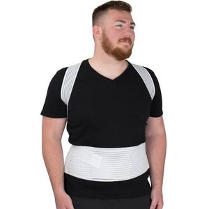 Hydas - Houdingscorrector - Unisex - Zwart - Compressiemateriaal