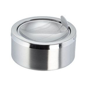 APS Asbak met Windka - Asbak van Roestvrij Staal met Windka - 12 C - Hoogte 5,5 cm
