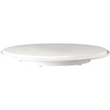 Melamine taartplateau - Wit - ø31 cm - Set van 2 stuks