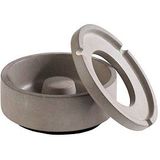 APS - Element - Asbak - Betongrijs - 3 Groeven voor Sigarettenpeuken