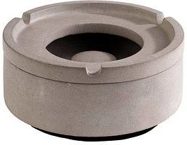 APS - Element - Asbak - Betongrijs - 3 Groeven voor Sigarettenpeuken