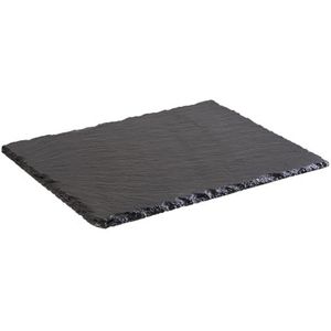 APS Leistenen blad; 26.5x20.5x1 cm (LxBxH); zwart; rechthoekig