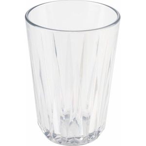 APS drinkbeker/herbruikbare beker -CRYSTAL- Ø 7 cm, H: 9,5 cm - transparant Kunststof 10500