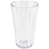 APS 10502 Drinkbeker -Crystal - hoogwaardig Tritan kunststof drinkglas met 0,5 liter, BPA-vrij, stapelbaar, breukvast, herbruikbaar en vaatwasmachinebestendig, 500 ml, kristalhelder