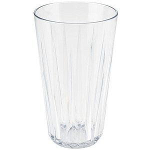 APS 10502 Drinkbeker -Crystal - hoogwaardig Tritan kunststof drinkglas met 0,5 liter, BPA-vrij, stapelbaar, breukvast, herbruikbaar en vaatwasmachinebestendig, 500 ml, kristalhelder