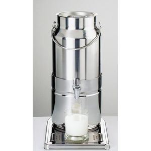 APS TOP FRESH melkdispenser roestvrij staal met koelbasis 23 x 35 x 45 cm, 5 liter 10750