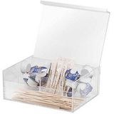 APS - Multibox - Theedoos - Transparant - Kunststof, 4 Vakken