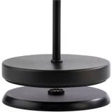 APS - MERLE - Tafellamp - Metaal - Ø 11cm, H:30,5cm, Afstandsbediening, Oplaadbasis