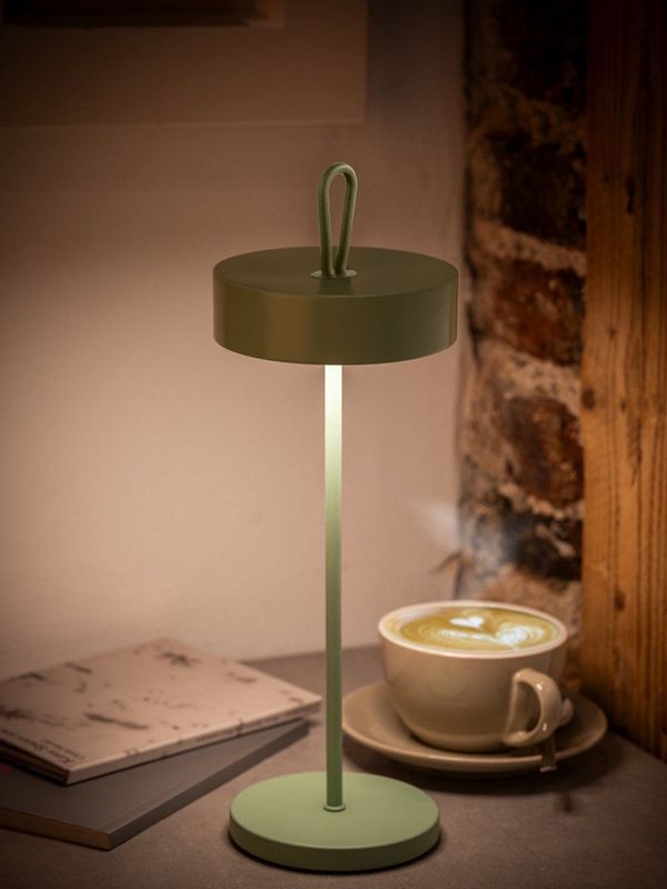 Sokkellamp - Metalen - Dimbaar - Snoerloos - Voor Binnen en Buiten