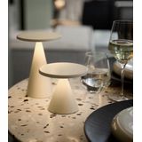 APS - 17111 - Tafellamp - Zwart - Draadloos, Incl. Laadstation, USB-oplaadkabel, Afstandsbediening, Hoogte 18 cm