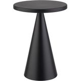 APS - 17111 - Tafellamp - Zwart - Draadloos, Incl. Laadstation, USB-oplaadkabel, Afstandsbediening, Hoogte 18 cm