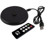 APS - 17111 - Tafellamp - Zwart - Draadloos, Incl. Laadstation, USB-oplaadkabel, Afstandsbediening, Hoogte 18 cm