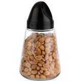 APS - 40517 - Snackdispenser - Glas - Roestvrij Staal Deksel, Ø 8,5 cm, Hoogte 15,5 cm