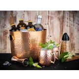 APS - 40517 - Snackdispenser - Glas - Roestvrij Staal Deksel, Ø 8,5 cm, Hoogte 15,5 cm