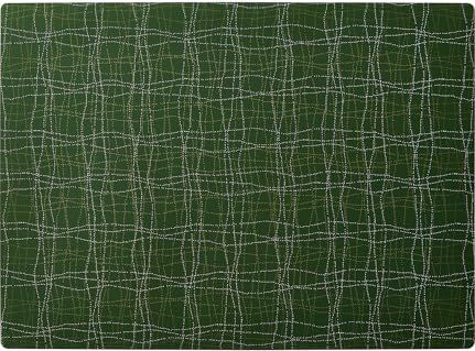 APS - 60585 - Placemat - Donkergroen - Afwasbaar, Vuilafstotend, Antislip, 45 x 33 cm, Siliconen