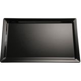 APS 79007 dienblad Friendly Tray (GN 1/2), zwart, gemaakt op gebruikt plastic, 100% milieuvriendelijk, 32,5 x 26,5 cm