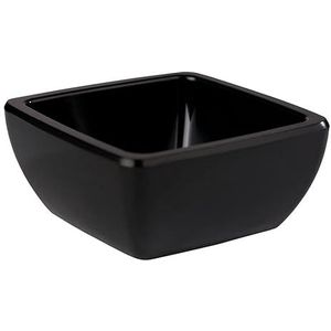APS Friendly Bowl, 79023, schaal 6,5 x 6,5 cm, hoogte 3 cm, zwart, gemaakt van gebruikt plastic, Made in Germany