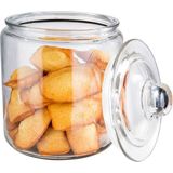 APS-Germany® Voorraadpot met Luchtdichte Deksel - Weckpotten - Glazen Voorraadpotten - Ø18,0 cm
