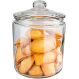 APS-Germany® Voorraadpot met Luchtdichte Deksel - Weckpotten - Glazen Voorraadpotten - Ø18,0 cm