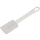 APS dough spatula / handle scraper length: 25.5 cm, polyamide, silicone, white - wit Kunststof 88950
