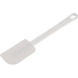 APS dough spatula / handle scraper Length: 35.5 cm, polyamide, silicone, white - wit Kunststof 88951
