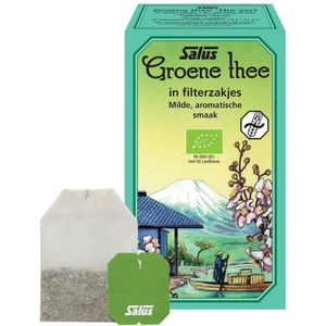 Salus - Groene Thee - 15 Zakjes - Biologisch - Traditionele Bereiding