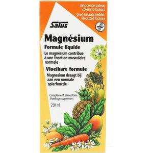 Salus Floradix Magnesium Elixer - Mineralen - Energie en Spieren - Vloeibaar - 250 ml