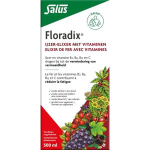 Floradix - IJzer-elixir - Voedingssupplement - 500 ml
