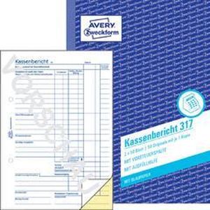 Avery 308, Blau, Weiß, Papier, 210 mm, 148 mm