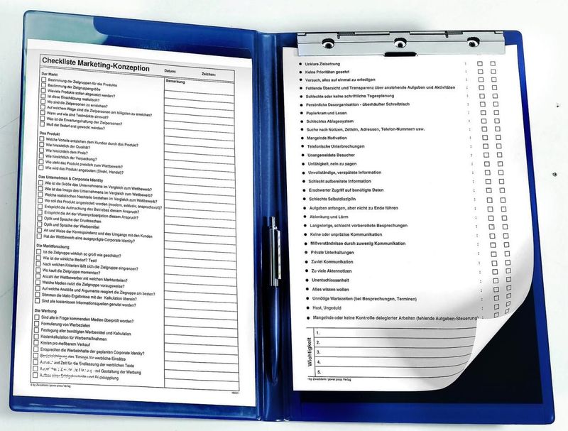 AVERY Zweckform Klemmbrettmappe 2301 DIN A4 blau Karton
