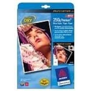 Avery Zweckform 2480 Premium Inkjet fotopapier, DIN A3, eenzijdig gecoat - hoogglanzend, 250 g/m², 20 vellen