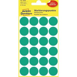 AVERY Zweckform Markierungspunkte Ø 18 mm grün - 96 Stück