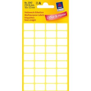 Huismerk Avery 3042 Handmatige Etiket18x12mm