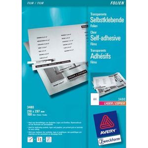 Avery Transparante zelfklevende Folie3480