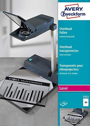 Overhead-Folies - Transparant - 100 Stuks - Geschikt Voor Laserprinters