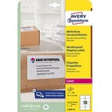 Avery L7992-25 ultra-sterke verzendetiketten A4 99,1 x 57 mm wit (250 etiketten)