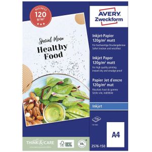 Avery-Zweckform Business 2576-150 - Inkjet Printpapier - A4 - 120 g/m² - 150 Vellen - Wit