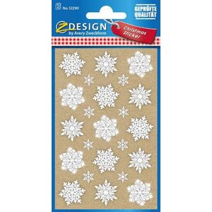 Avery Etiket Z-design Christmas sterren - 2 vel