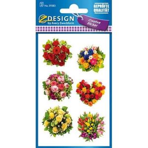 Avery papieretiket Z-design Creative pakje a 2 vel boeketten