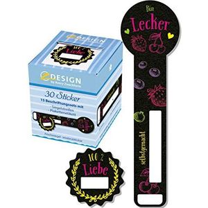 6 x Avery Zweckform Frischesiegel Aufkleber 'Bin lecker' auf Rolle bun