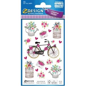Sticker Blumen Papier 56891