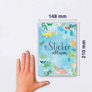 Z-Design Stickeralbum Kids A5 Motiv Dino 16 Steiten