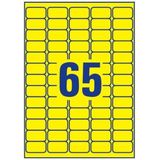 Avery Zweckform - L4793-20 - Etiketten - Geel - 38.1x21.2mm - 1300 Stuks