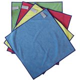 Microvezeldoek professional blauw 38x38cm 10 stuks