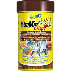 Tetra Min Crisps Voedsel voor alle siervissen, voedingsmix voor gezonde vissen en helder water, 100 ml blik