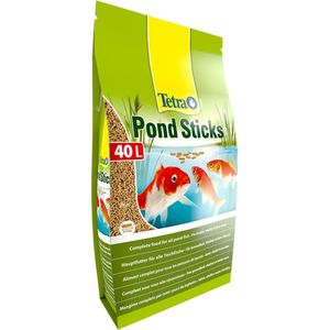 Tetra Pond Sticks – ideale dagelijkse voeding voor alle vijvervissen – verrijkt met sporenelementen, essentiële vitaminen, carotenoïden – vervuilt het water niet – 40 l