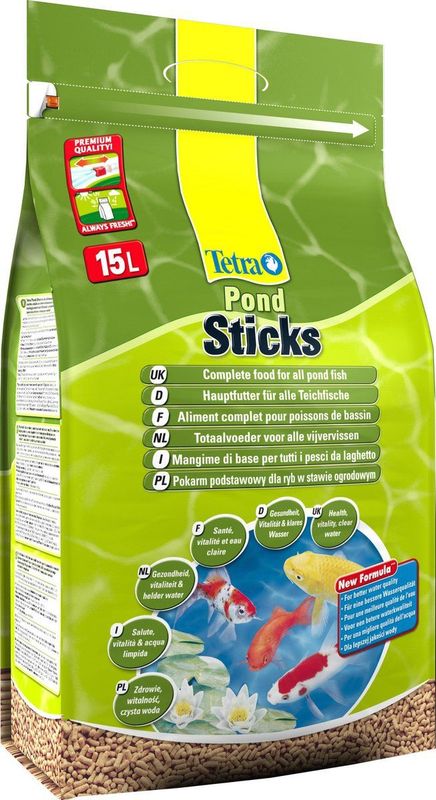 TetraPond Teichfischfutter Sticks - 15 l