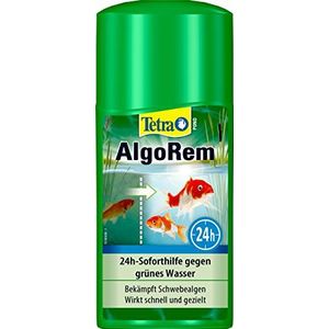 Tetra Pond AlgoRem - 24-uurs directe hulp tegen groen water in de tuinvijver, bestrijdt zwevende algen, 250 ml fles